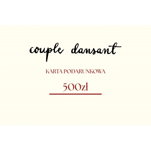 KARTA PODARUNKOWA 500PLN