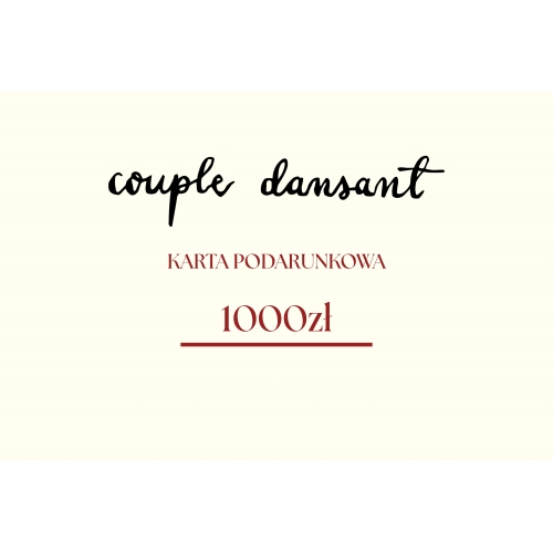 KARTA PODARUNKOWA 1000PLN